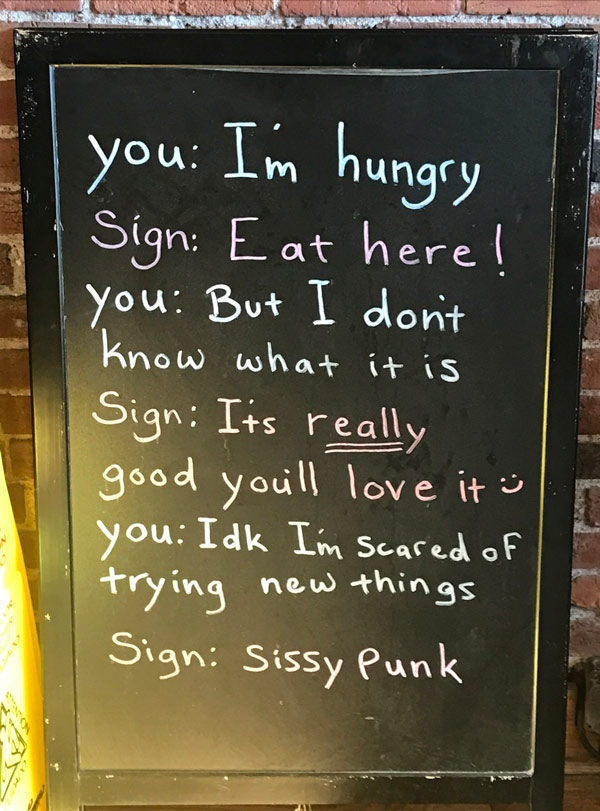 Sign at my local Shawarma restaurant