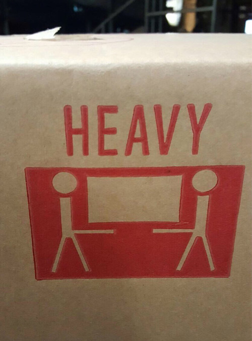 Takes two to carry this box