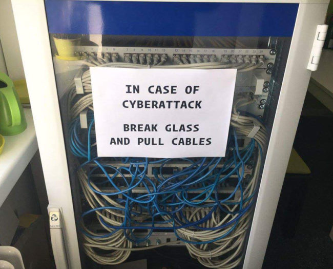 In Case of Cyberattack