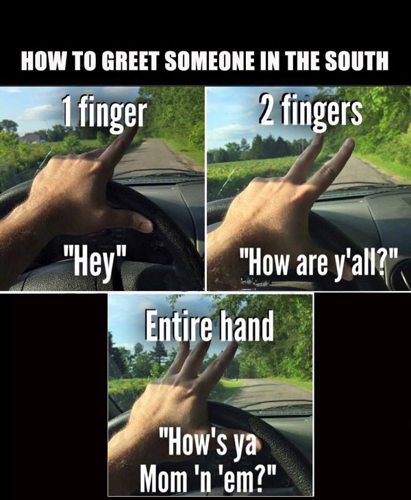 As a lifelong Southerner, this couldn't be more accurate