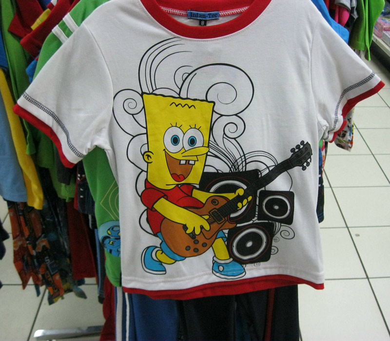 Who's genre-confused and copyright-free? SPONGEBART SIMPPANTS!