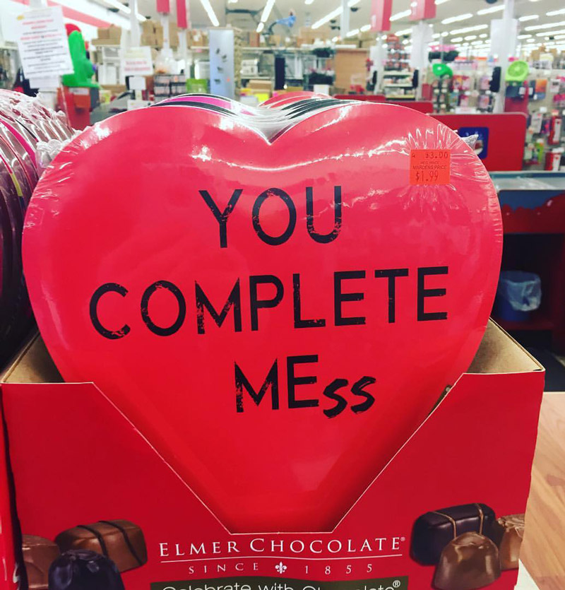 When the chocolates get too real