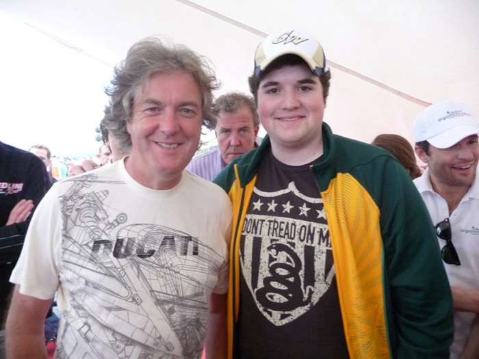 Taking a photo with one of the Grand Tour guys when