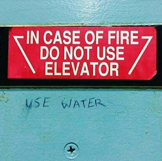 In Case of Fire..