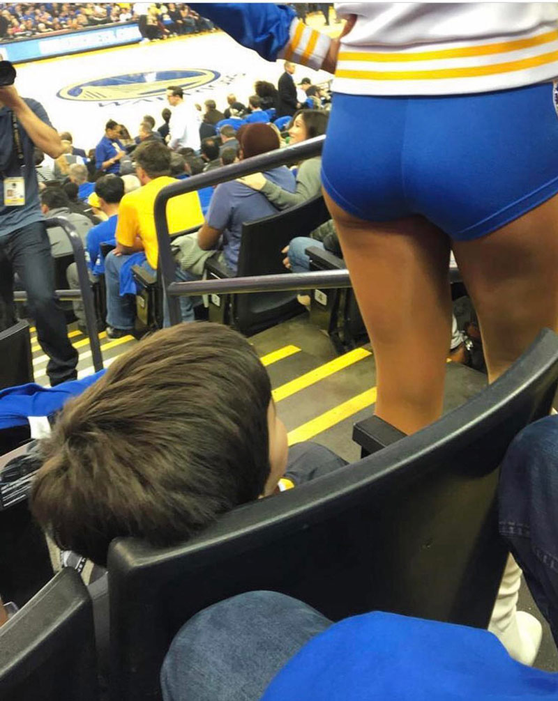 Kid having trouble concentrating on the game