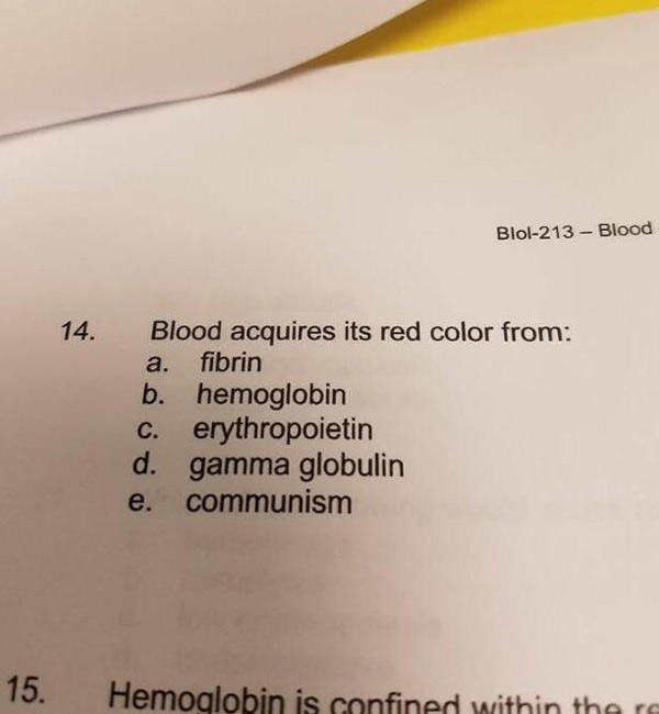 Why is blood red?