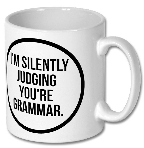 This mug drives the pedants in my office crazy
