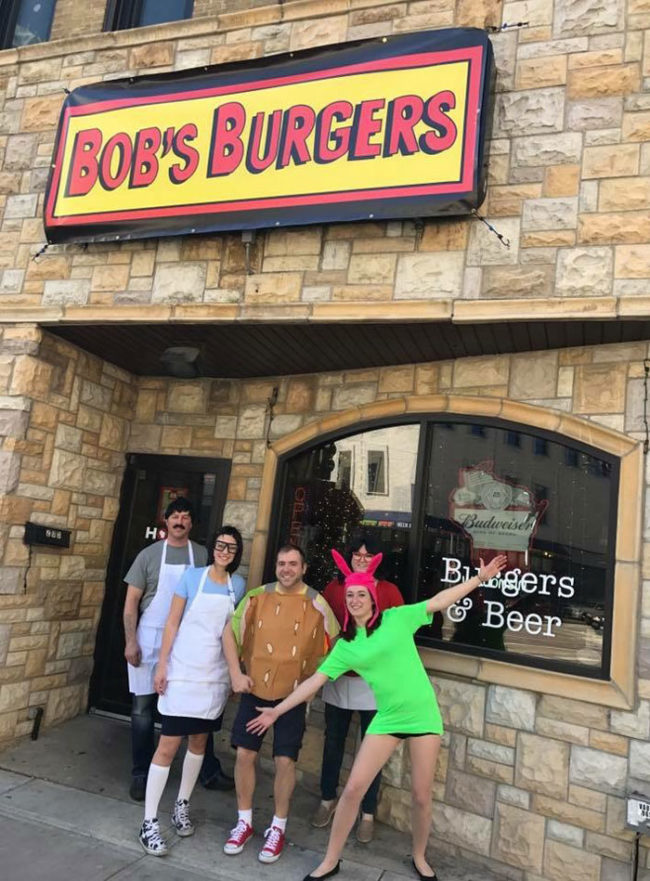 My local burger joint became Bob's Burgers for April Fools