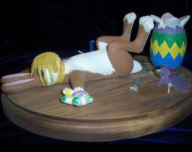 Easter Bunny Paints Wrong Egg