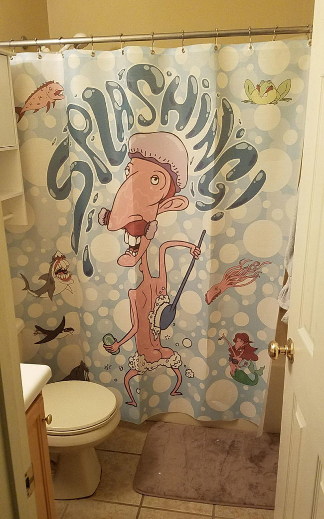 My new shower curtain