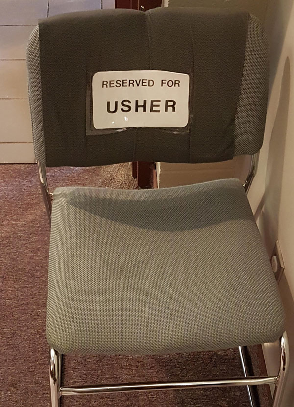 Been going to this church for 3 years...still waiting for Usher to show up