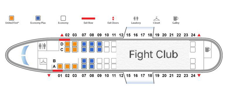 United Airlines is proud to present their new club class