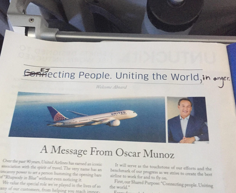 Updated United's in flight magazine on my trip to Puerto Rico