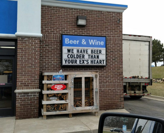 Local gas station