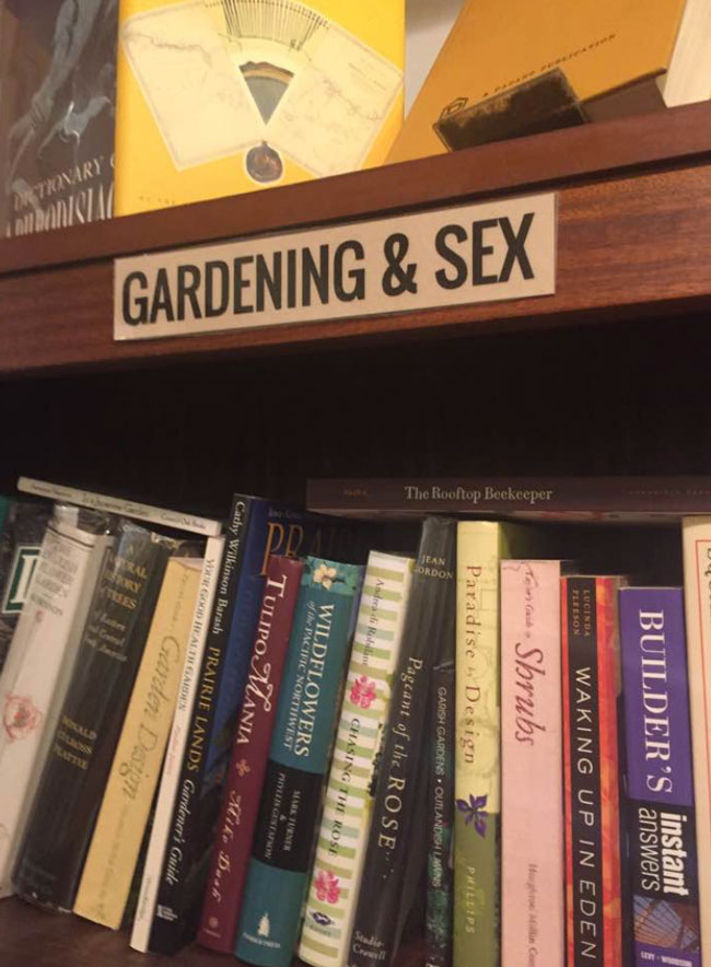 When you need a book about hoes