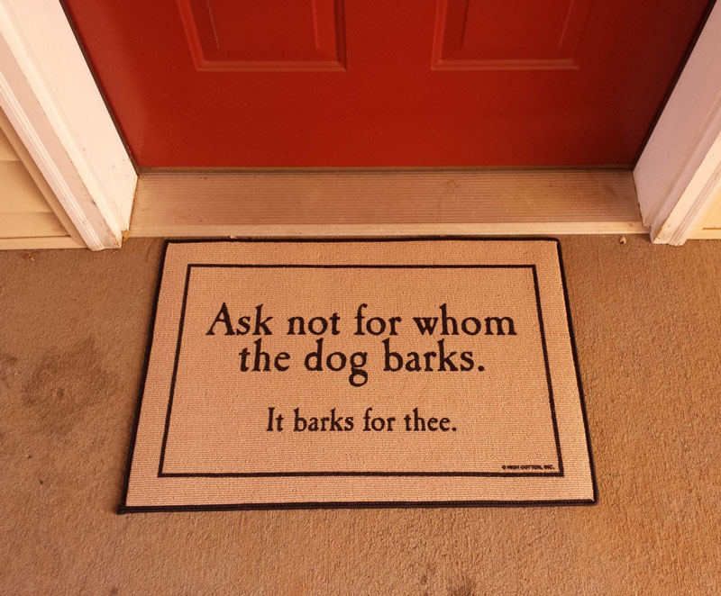 My doormat