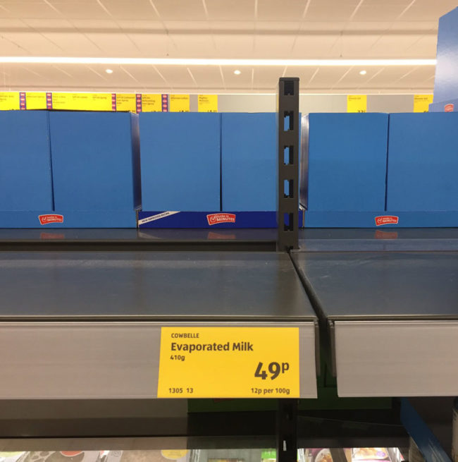 Evaporated milk