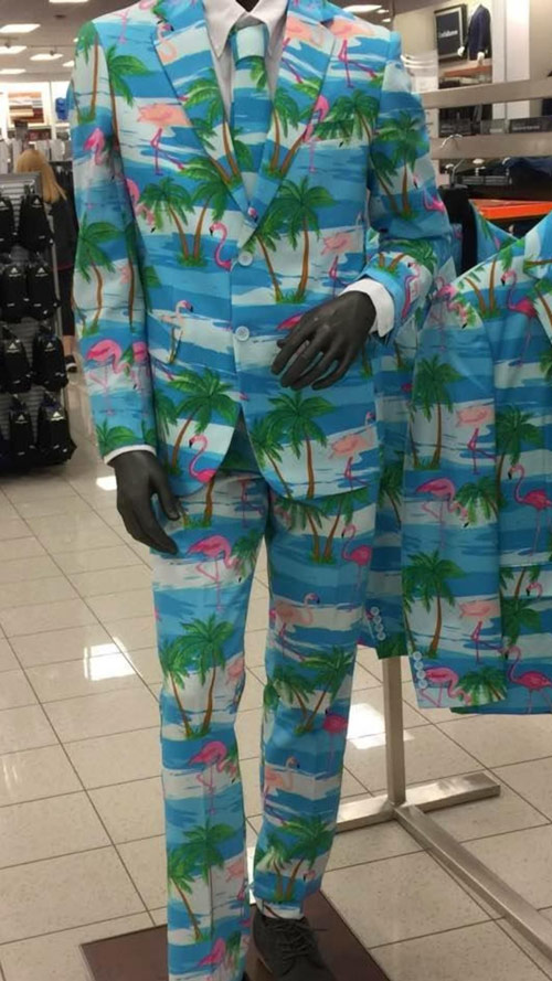 Why buy a Hawaiian shirt, when you can get a whole suit!