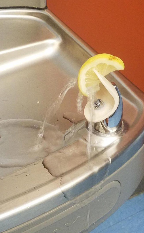 Water fountains at private schools