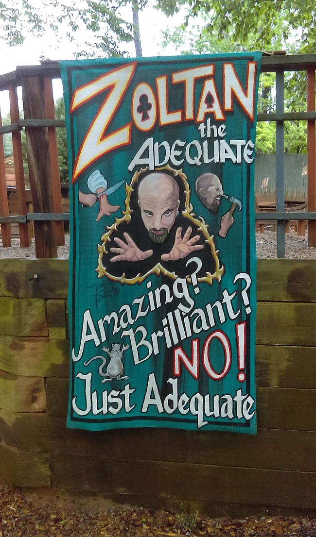 This wizard at a local renaissance festival