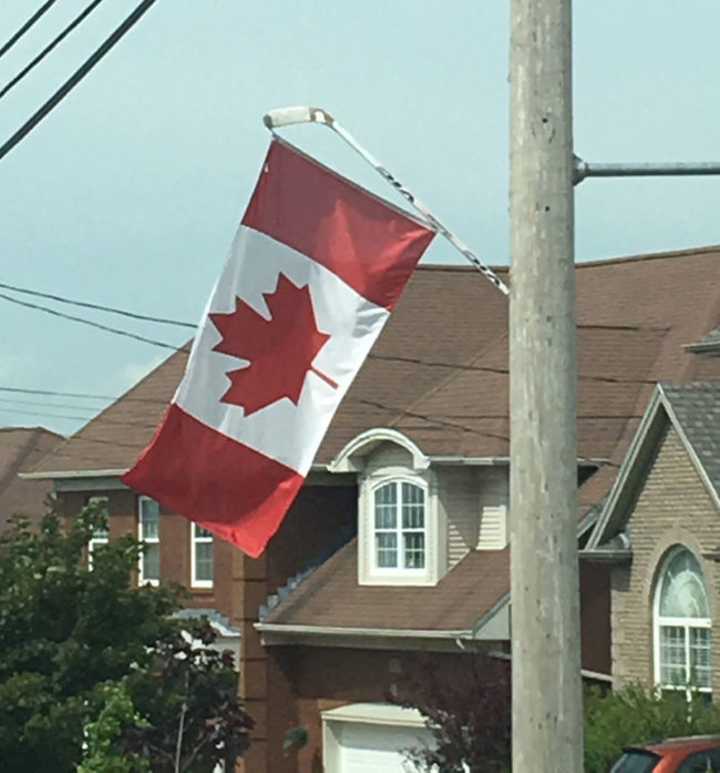 The Canadianest flagpole