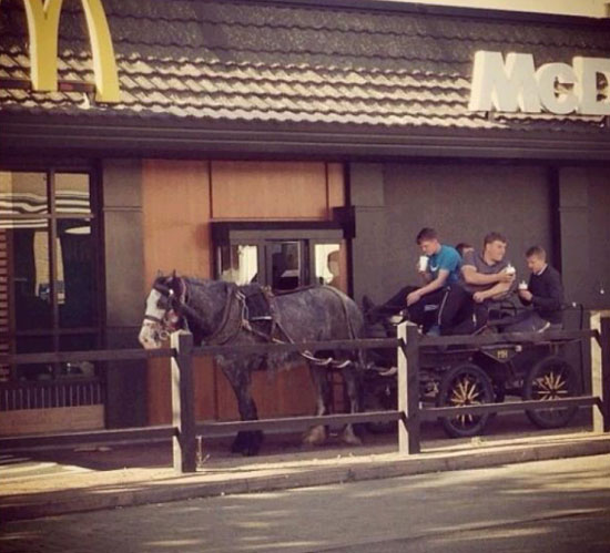 McDonald's Drive Thru in Ireland