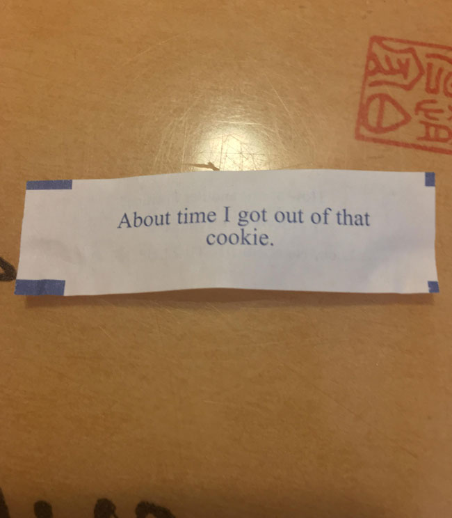 Went to a Chinese buffet, got this for a "fortune"