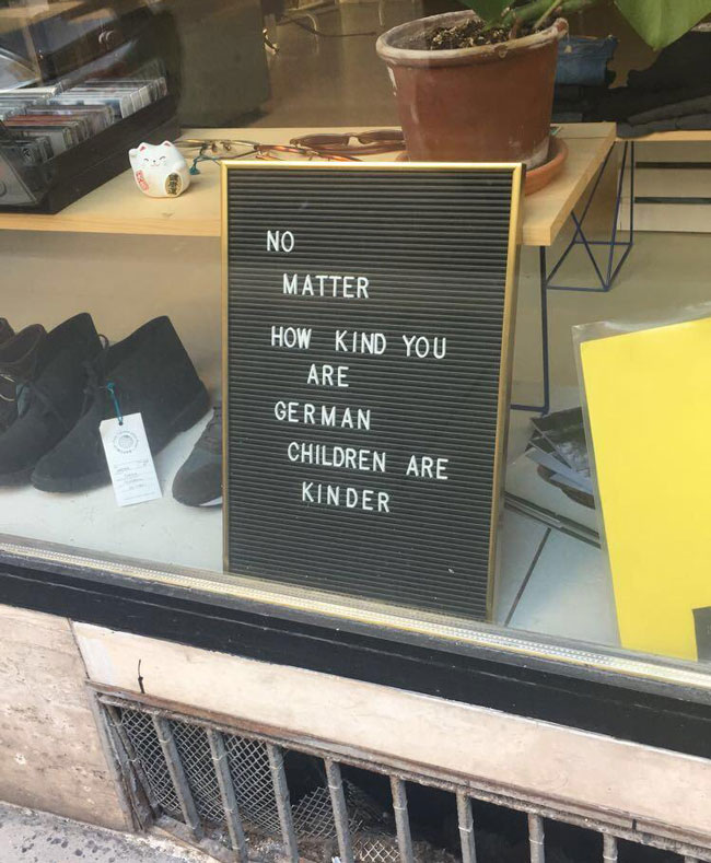 No matter how kind you are...
