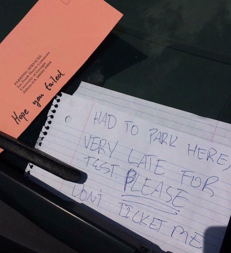 Ruthless Parking Attendant...don't mess with him!