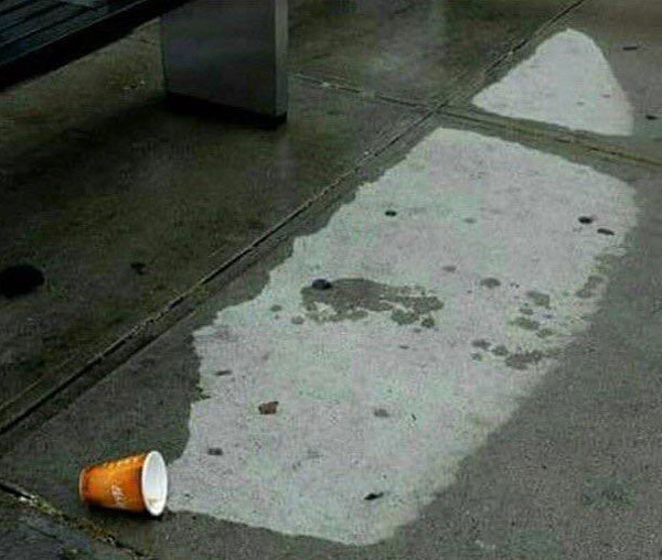 Someone spilled his air