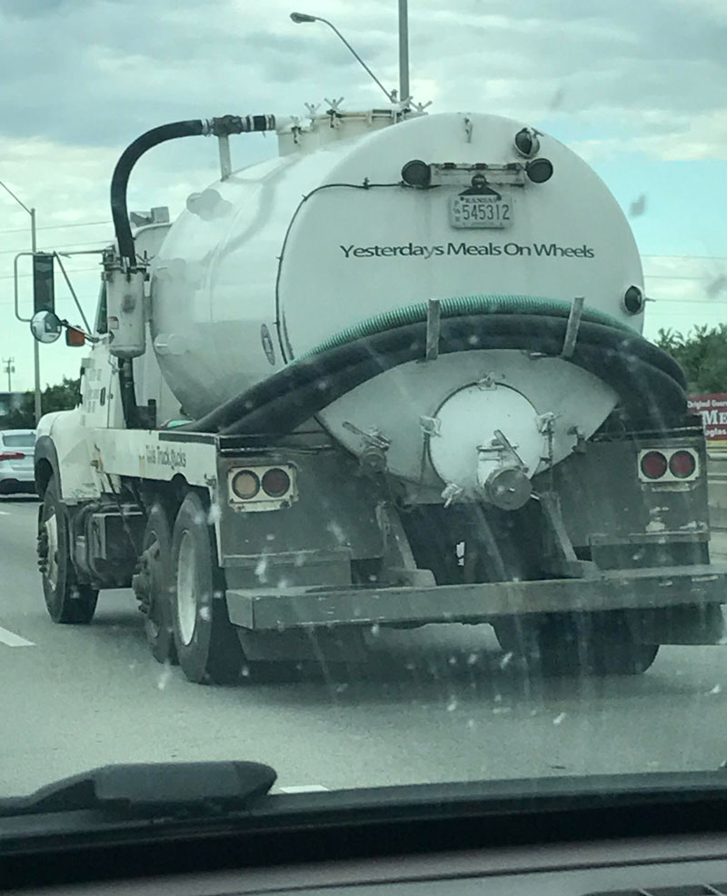 Sewage company slogan