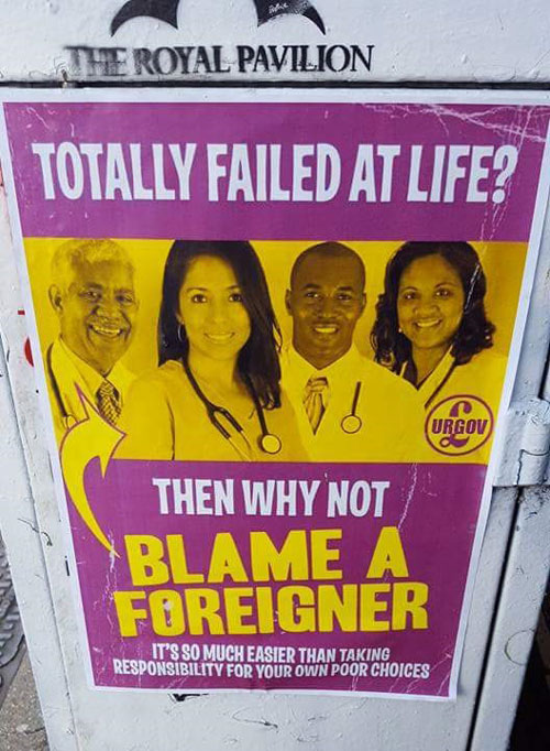Failed at life Blame a foreigner