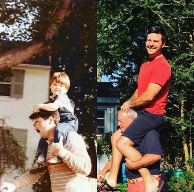 Father and Son Time. 30+ years apart