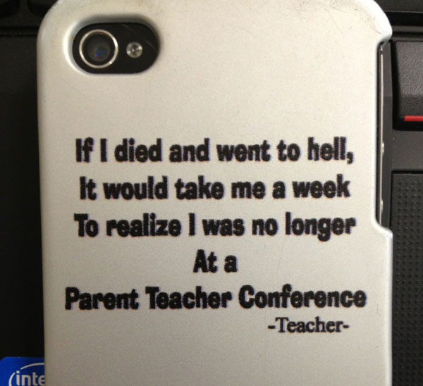 My teacher's iPhone case