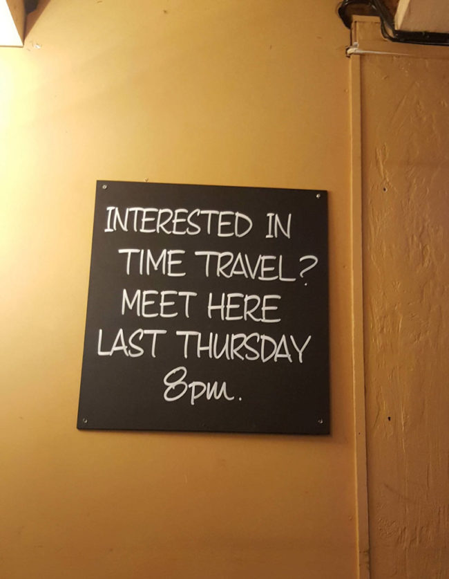 Found this on a pub wall in Bristol
