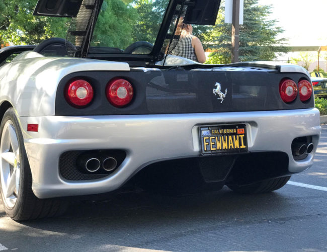 Yes, he was Asian. Yes, he had a great sense of humor. Yes, it's a Ferrari