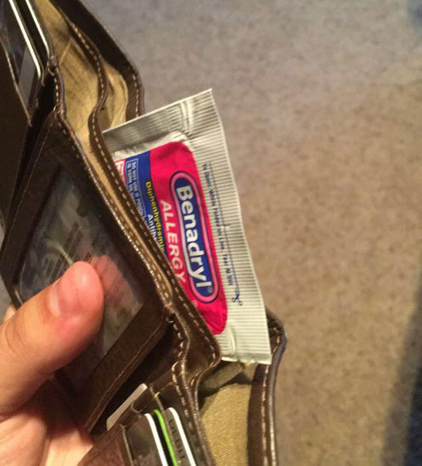 I always keep one of these bad boys in my wallet... just in case