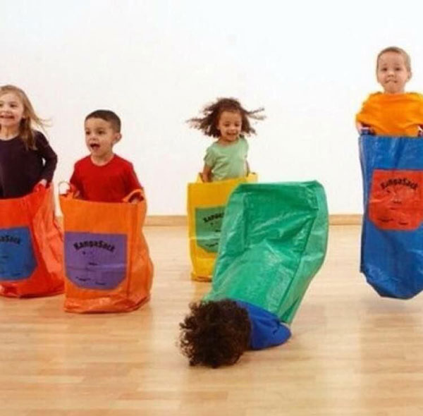 4 out of 5 kids enjoy sack races