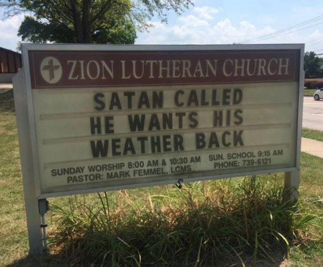 Satan called...