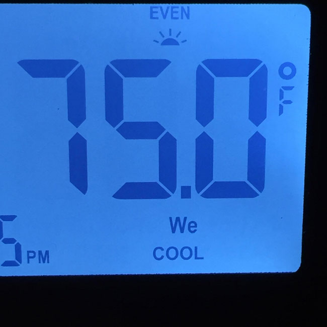 Hey thermostat, we cool?