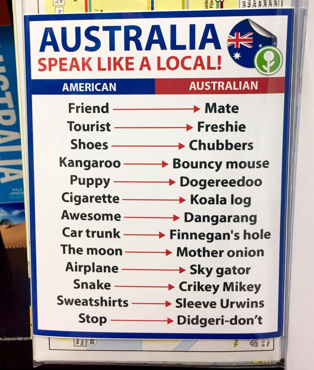 Speak like an Australian