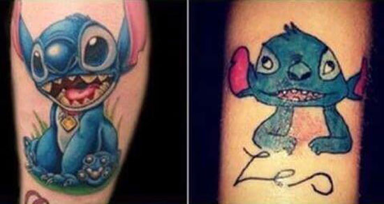 Stitch Tattoo - I have a friend who could do it cheaper..