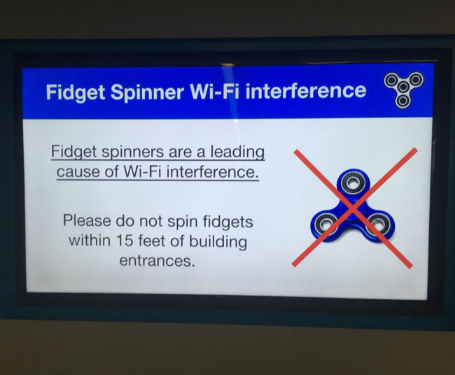 My company is creatively tackling the fidget spinner issue