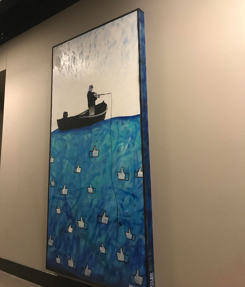 This painting at my school
