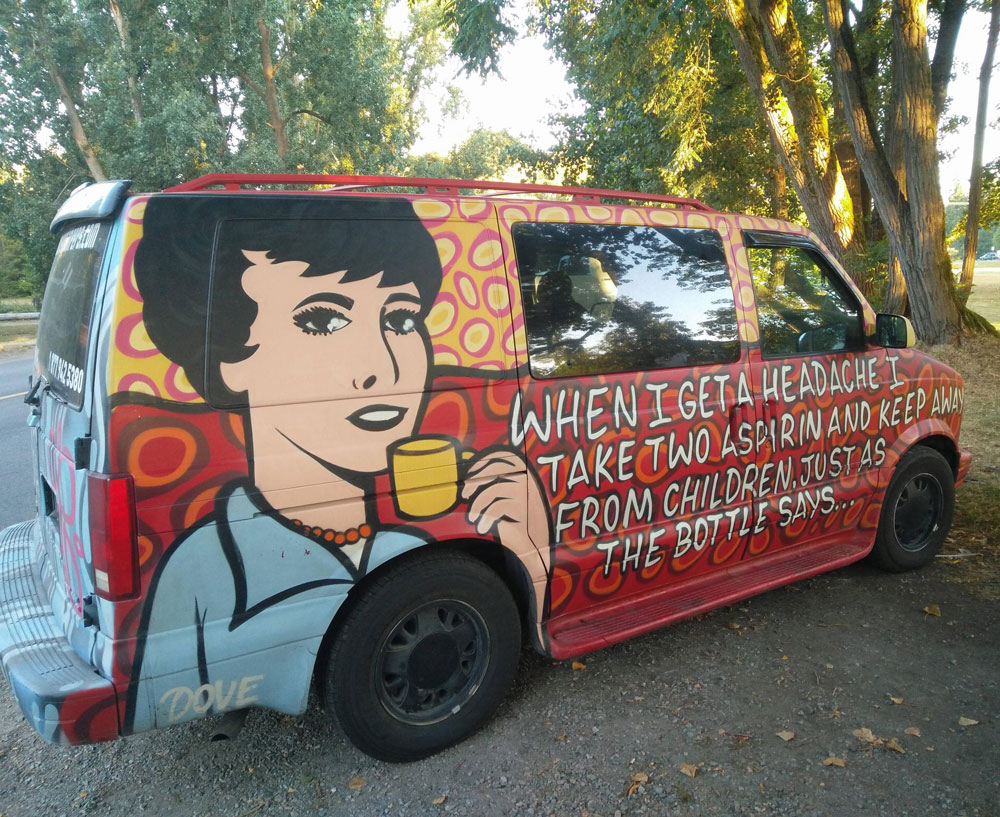Spotted this cool van on a morning walk