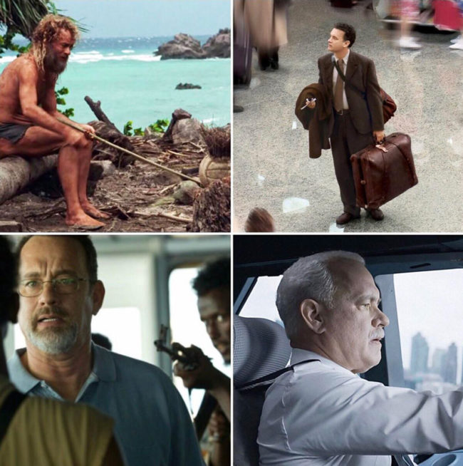 Never travel with Tom Hanks
