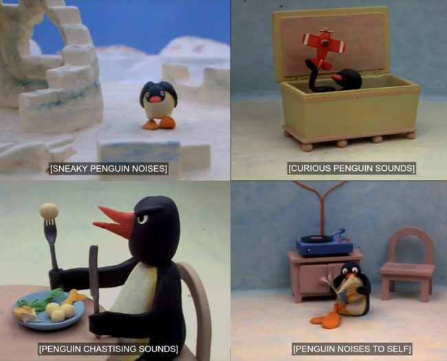 Why you should always watch Pingu with the subtitles turned on