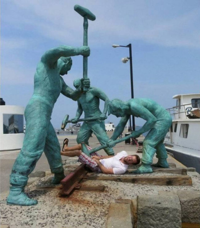Keep attacking the statues, see what happens!