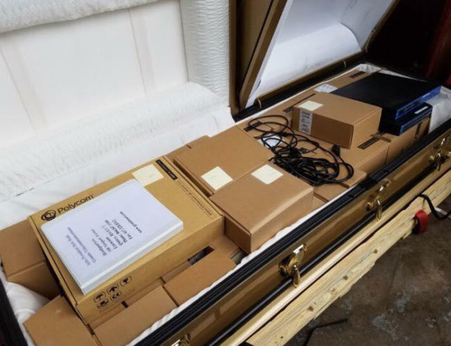A friend of mine works in telecommunications. A customer was so angry, they sent all their equipment back to his company in a coffin, with a note that said, "You're dead to us."
