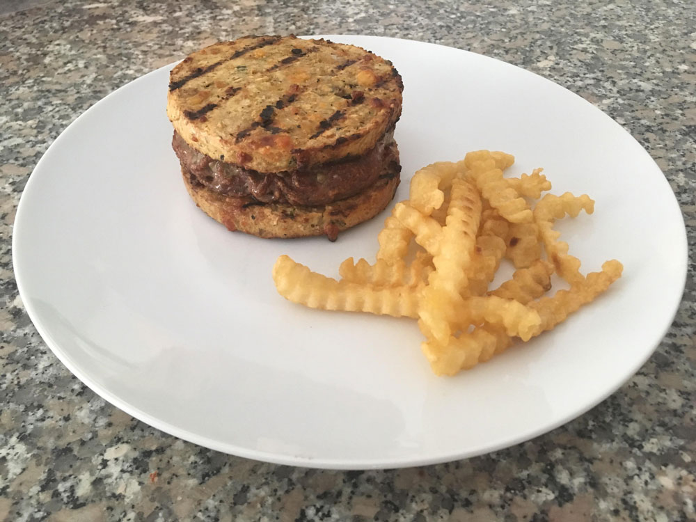 Finally found out what to do with those veggie burgers!